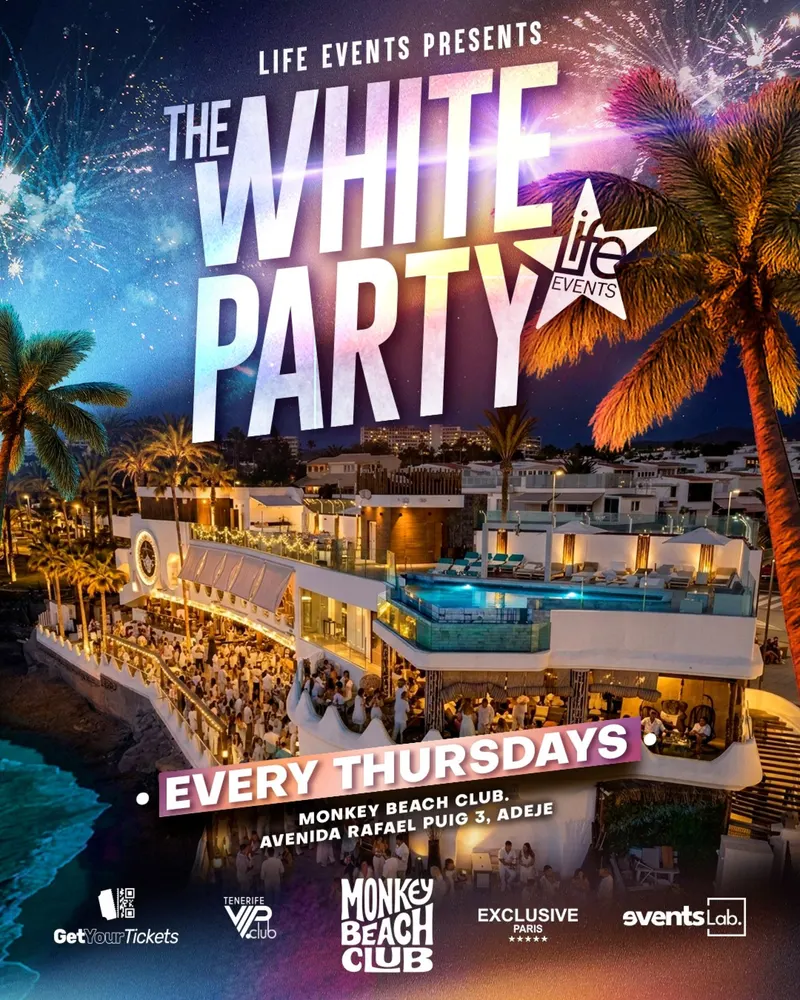 Visuel officiel de The White Party